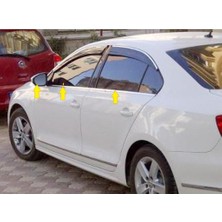 Ebal Oto Aksesuar Krom Cam Çıtası 6 Prç. 2011 Üzeri P. Çelik Vw Jetta ile Uyumlu