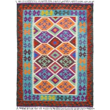 Kilim Co. Yünden El Dokuma Afgan Kilim 130X180 cm (2.34 M²)