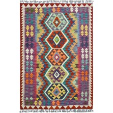 Kilim Co. Yünden El Dokuma Afgan Kilim 100X150 cm (1.5 M²)