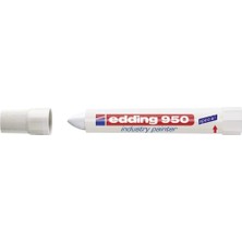 Edding 950 Endüstri Markörü - Beyaz - 1 Kalem - 10 mm Yuvarlak Uç