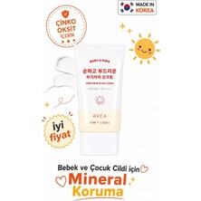 Avca Mineral Filtreli Hassas Bebek ve Çocuk Güneş Kremi - Baby & Kids Mild Mineral Sun Cream SPF50+ Pa++++ 35 ml