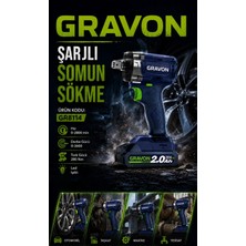 Mur-Cell Gravon 20V 2AH Şarjlı Somun Sıkma Sökme 280NM