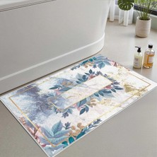Monnhein 2'li Set Banyo Paspası, Yumuşak Banyo Halısı, Kaymaz Dot Tabanlı, Su Emici, Makinede Yıkanabilir - 50X60-60X100 cm