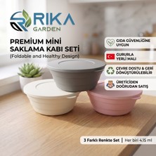 Rika Garden 3'lü Mini Saklama Kabı Seti (415 Ml)