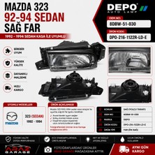 Mazda 323 Sedan 1992-1994 Sağ Far Depo Oem 8DBW-51-030