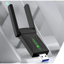 Tastech 2.4g/5ghz 1300MBPS Wifi Usb3.0 Adaptörü Wi-Fi Dongle Alıcısı Yüksek Hızlı Sürücüsüz