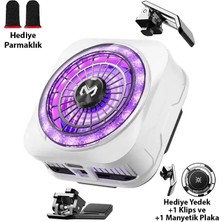MidasTech Memo CX21 18W Manyetik Telefon Soğutucu Rgb Işıklı Yarı Iletken Buz Soğutmalı Mobil Oyun Fan