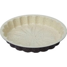 Karbon Çelik 30 cm Yuvarlak Dilimli Tart Turta Kek Kalıbı MT211