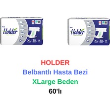 Holder -Belbantlı Hasta Bezi Xlarge Beden 60'lı