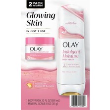 Olay Indulgent Moisture Vücut Peelingi ve Duş Jeli Ikili Bakım Seti
