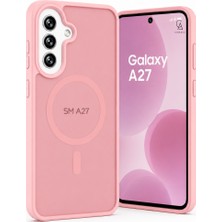 Coolacs Samsung Galaxy A27 ile Uyumlu Kılıf Magsafe Şarj Özellikli Mat Arka Yüzeyli Kapak