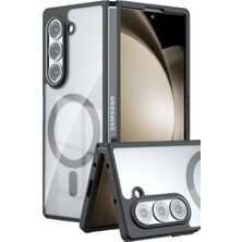 Mudanis Samsung Galaxy Z Fold 5 Kılıf Blur Fold Magsafe Kapak - Siyah
