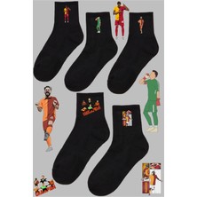 Rabona Fashion Aslan Ruhu 5'li Taraftar Çorap Seti
