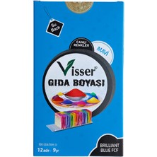 Belirtilmemiş Misyon Visser Toz Gıda Boyası 9 Gr Mavi (12 Li Paket)
