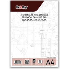 Belirtilmemiş Herboy Teknik Resim Kağıdı A4 20 Yaprak Dik Blok 80 Gr