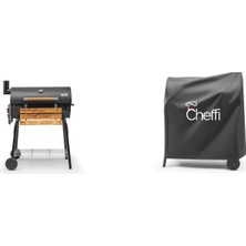 Cheffi - Grillord-75 Kömürlü Barbekü Mangal (Önlük ve Kılıf Hediyeli)