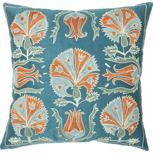 Soho Antiq Delvan Lale Işlemeli Ipek Kırlent 50X50 cm