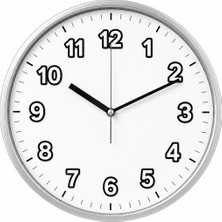 Exonix Sessiz Duvar Saati Fosforlu Akrep Yelkovan Modern Dekoratif Analog Saat