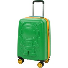 Cotpoly Home Nasa Astronot Çocuk Valizi Kabin Boy Hafif