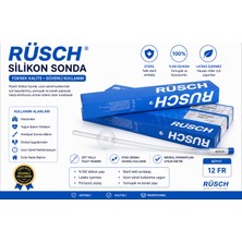 Rüsch Silikon Foley Sonda Steril Çift Yollu Idrar Kateteri 12 Fr 1 Adet