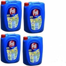 Pril Limon 4 kg 4'lü Sıvı Bulaşık Deterjanı