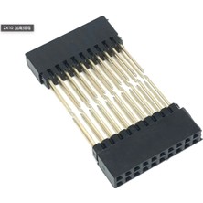 Raspberry Pi 3b/3b+/4b 2×10 Gpıo Yüksek Soket ve Ribbon Adaptör