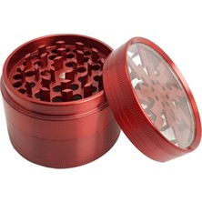 Kırmızı 63 Mm. Tütün Baharat Herbal Öğütücüsü Parçalayıcı PT55KRX