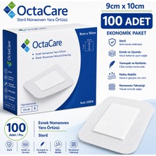 Octacare Esnek Steril Nonwoven Yara Örtüsü 9CM×10CM (100 Adet)