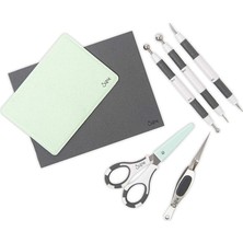 Sizzix Aksesuarı-Papierskulpturen-Set, Plastik/çelik, Çok Renkli, 22 x 17 x 3 cm