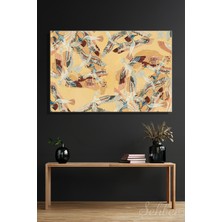Şehber Dekoratif Yatay Kanvas Tablo Tekli Ev Kafe Ofis William J. Palmer-Jones Flying Ducks 2573