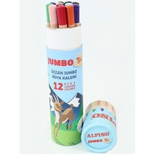 Alpino Jumbo Kuru Boya 12 Renk Tüplü (AL-2233)
