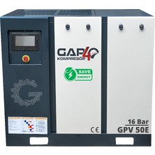 GAP Kompresör Vidalı Inventörlü Hava Kompresörü 16 Bar 50 Hp