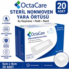Octacare Esnek Steril (Nonwoven) Yara Örtüsü 5cm×9cm-20 Adet