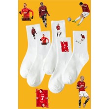 Rabona Fashion Manchester United Efsaneleri 5'li Taraftar Çorabı