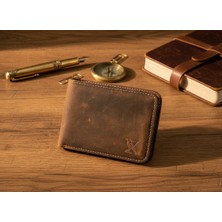 Vreia Hakiki Deri Erkek Cüzdanı – Minimal Ince Tasarım - Hediye Kutulu