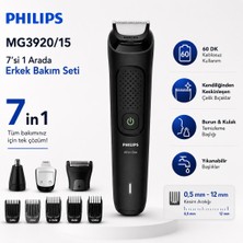 Philips 3000 Serisi 7in1, Erkek Bakım Seti, Yüz/saç/vücut Tıraş Makinesi, Islak /kuru Kullanım, MG3920/15