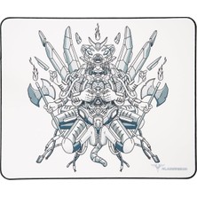 Klasse Blitz Speed Series 480X400X4 mm E-Sports Gaming Oyuncu Mouse Pad (G-Bear White)