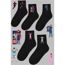 Rabona Fashion Lionel Messi 5'li Futbol Çorap Seti