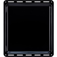 Ankastre Emaye Fırın Tepsisi 42,2X37,5X2CM Bosch Siemens Beko Arçelik Vestel Profilo Uyumlu Siyah Renk