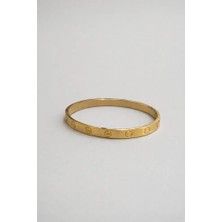 Çelik Gold Ctr Kelepçe Dolgulu Bilezik