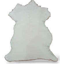 Ottoman Pouffe Hakiki Gerçek Koyun Derisi ''özel Ipek Serisi'' Şahane Post Halı 88X104CM