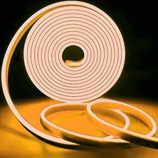 Horoz Electric 12V Dış Mekan Neon LED 5 Metre Amber IP65
