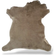 Ottoman Pouffe Hakiki Koyun Derisi Özel Ipek Serisi 50X67CM, Ipeksi Yumuşaklık ve Parlaklık, Dana Deri Posteki