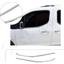 Servet Dizayn Oto Citroen Berlingo Uyumlu 2019 ve Üzeri Krom Cam Çıtası 2 Parça Paslanmaz Çelik