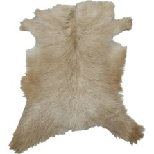 Ottoman Pouffe Hakiki Oğlak Derisi Gerçek Deri Post 56X58CM (021) Posteki Ev Dekorasyon Fikirleri