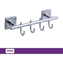 DUXXA Luna 4lü Set Askılık-Krom A.1829