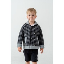 Baby Hola 1-5 Yaş Erkek Çocuk Pötikareli Içi Velsoflu Hırka 23209