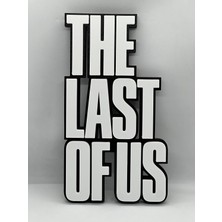 Goka 3D Craft The Last Of Us (Tlou) Logolu Post-Apokaliptik 3D Duvar Dekoru - 23 cm Premium Versiyon (1.5 cm Çift Montaj Setli)