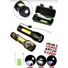 Die Grup USB Şarjlı El Feneri, 3W ve 1W Modları ile Çok Fonksiyonlu