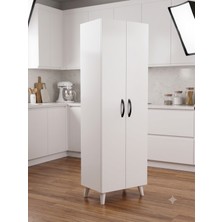 Kzy Mobilya 16XL Çok Amaçlı Elbise Dolabı,mutfak Dolabı,kıyafet Dolabı,beyaz